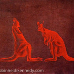 Red kangaroos
